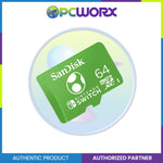 Sandisk SDSQXAO-064G-GN3ZN 64GB Nintendo Cobranded MicroSDHC 100MB/S R,90MB/S