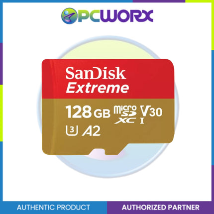 Sandisk SDSQXAA-128G-GN6AA 128GB Extreme MicroSDXC V30 C10 UHS-1