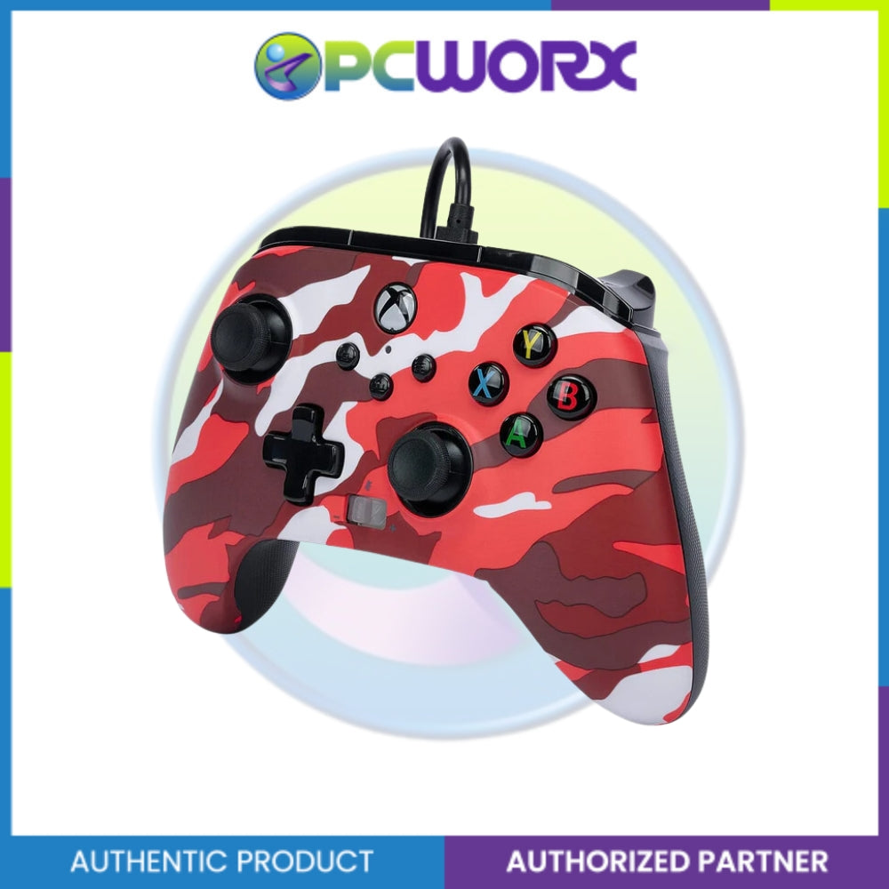 PowerA XBOX 1525942-01 Controller Red Camo