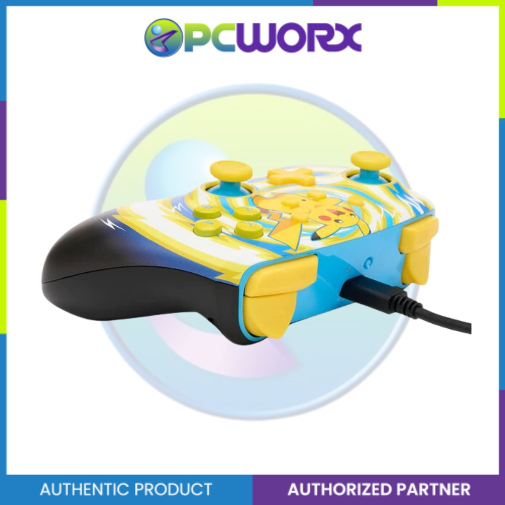 PowerA Nintendo Switch 1523595-01 ENWIRED CONTROLLER PIKACHU VORTEX