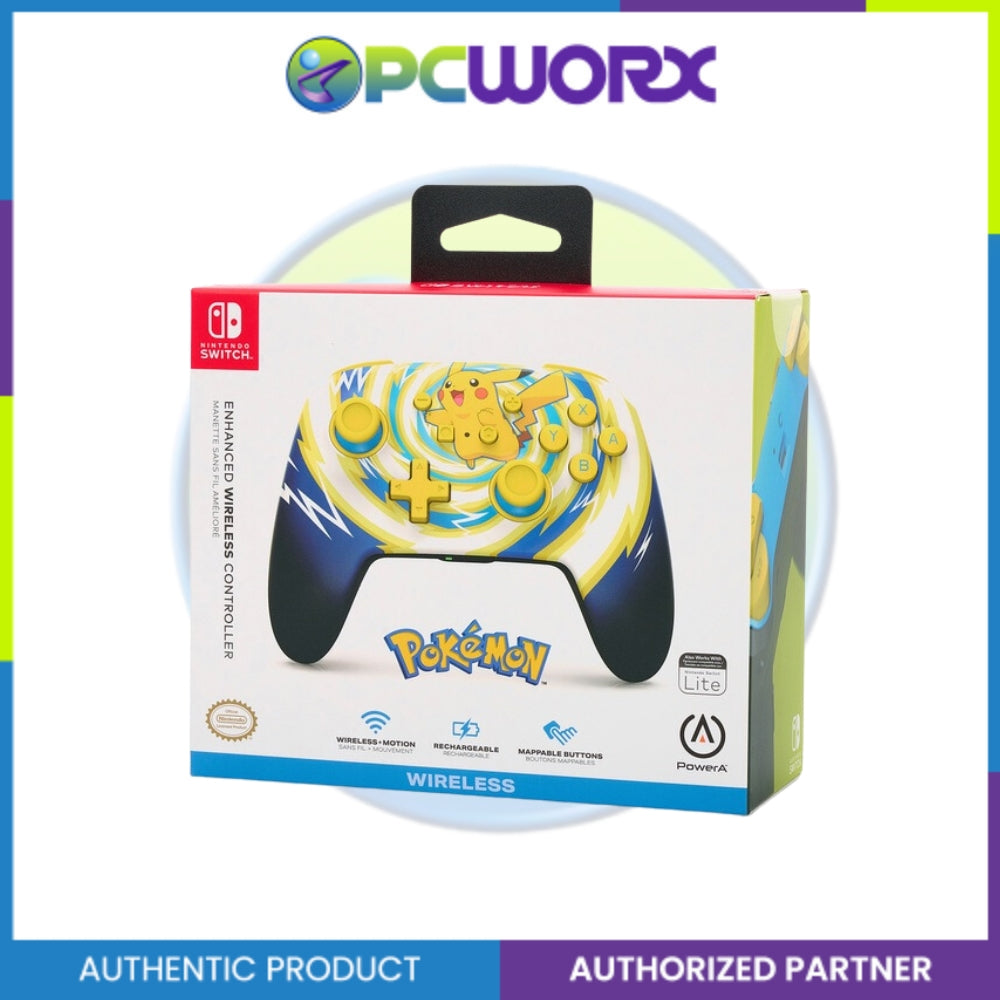 PowerA Nintendo Switch 1523595-01 ENWIRED CONTROLLER PIKACHU VORTEX