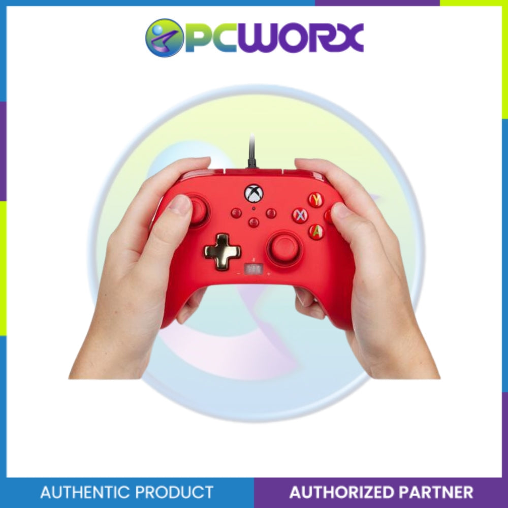 PowerA XBOX 1518810-02 ENWIRED CONTROLLER RED