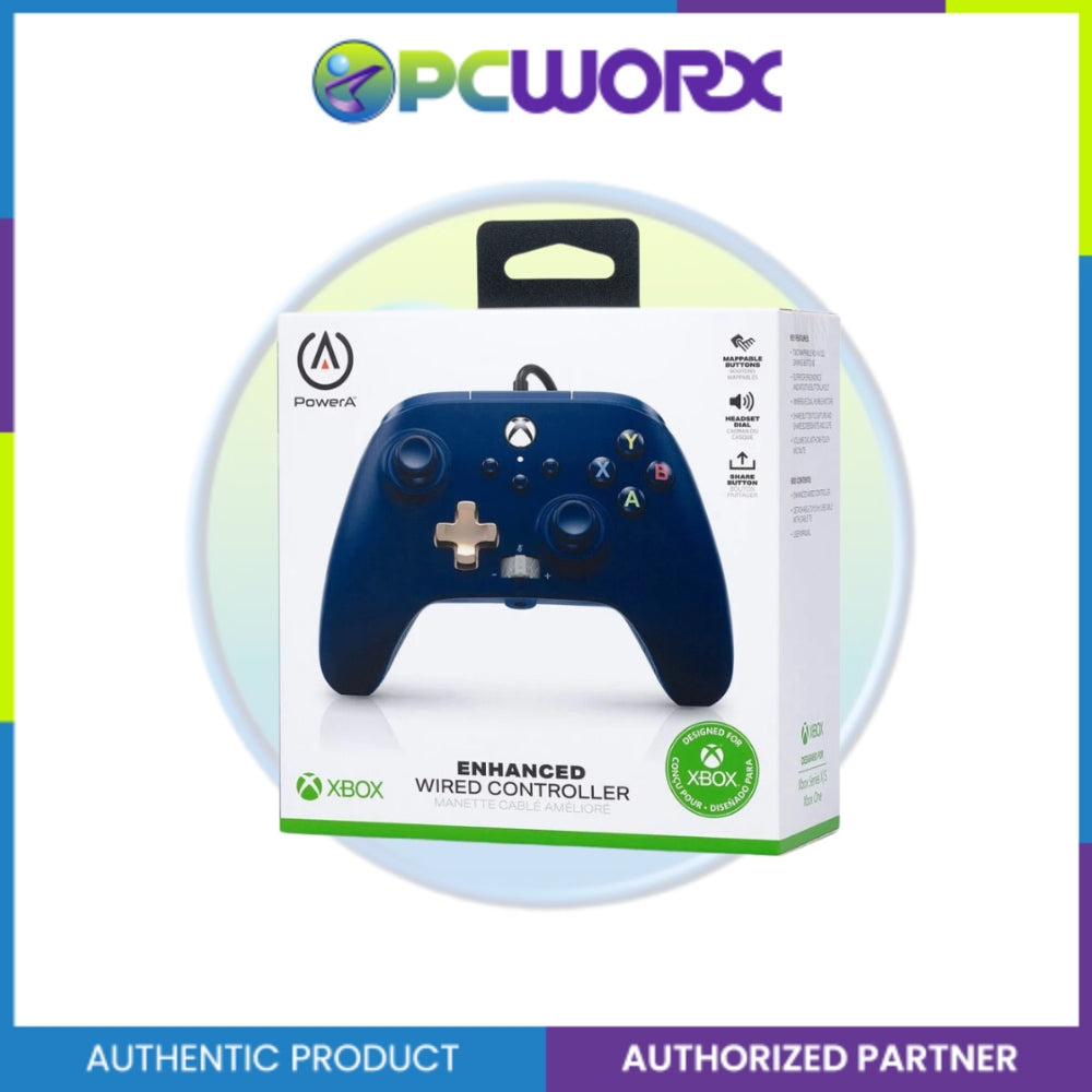 PowerA XBOX 1518829-02 ENWIRED CONTROLLER MIDNIGHT