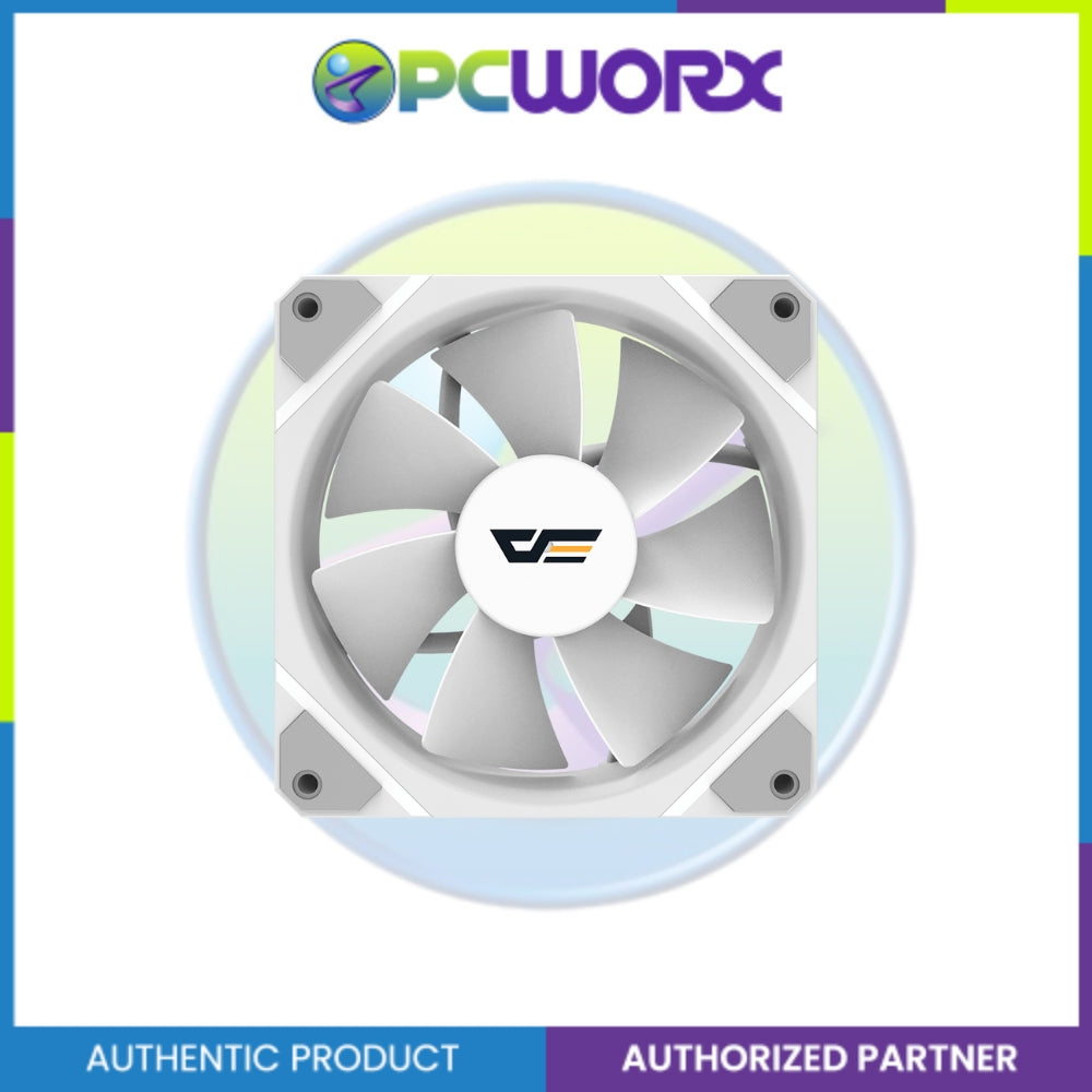 DARKFLASH DM12R F A-RGB REVERSIBLE BLADE COOLING FAN WHITE