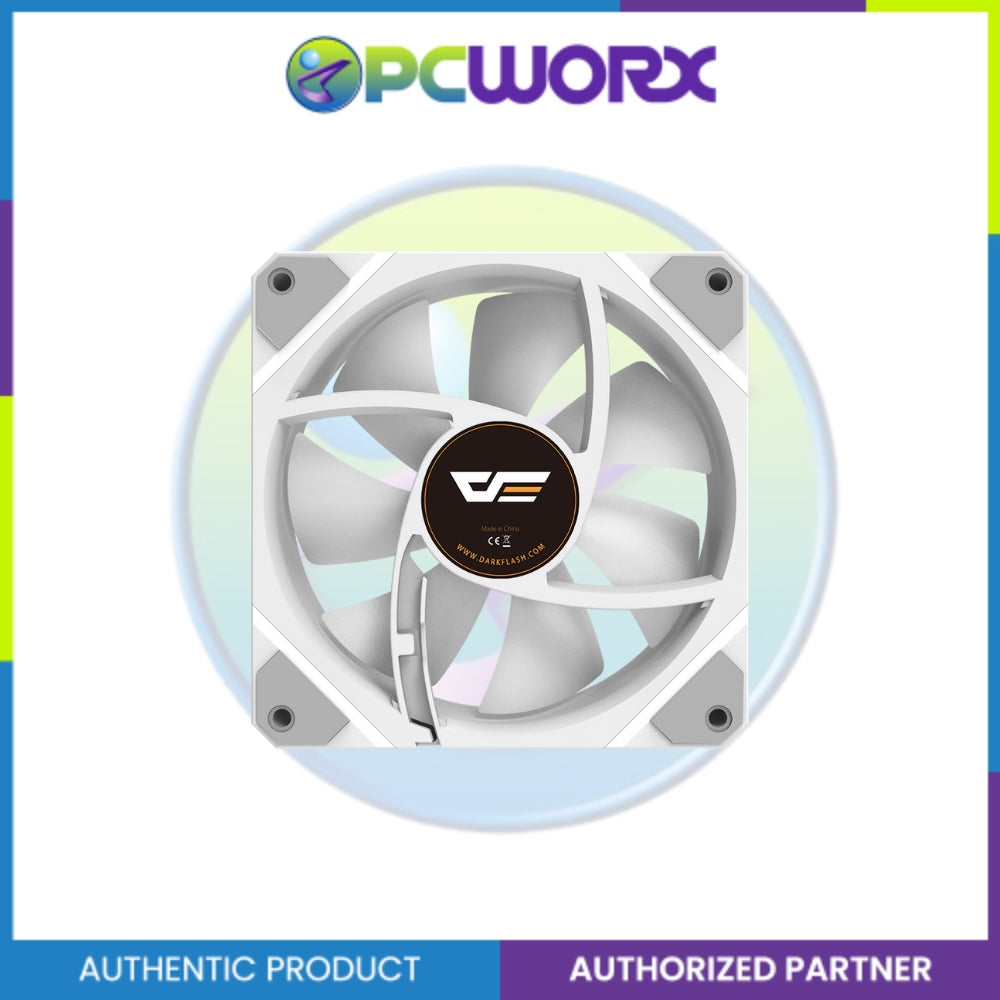 DARKFLASH DM12R F A-RGB REVERSIBLE BLADE COOLING FAN WHITE
