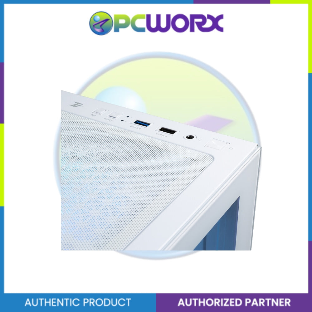 Tecware Infinity M2 mATX 3x 120mm aRGB Fans White