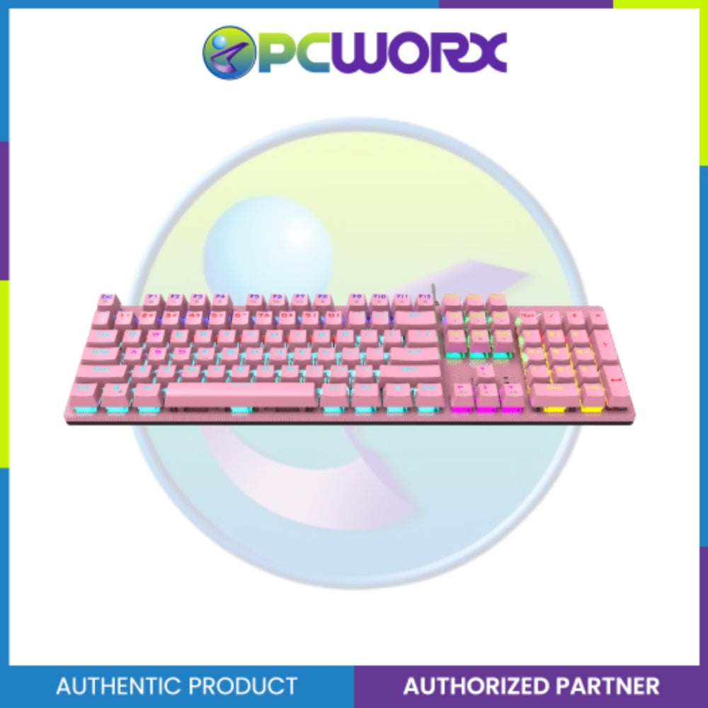 Aula S2022 Wired Mechanical Gaming Keyboard Pink