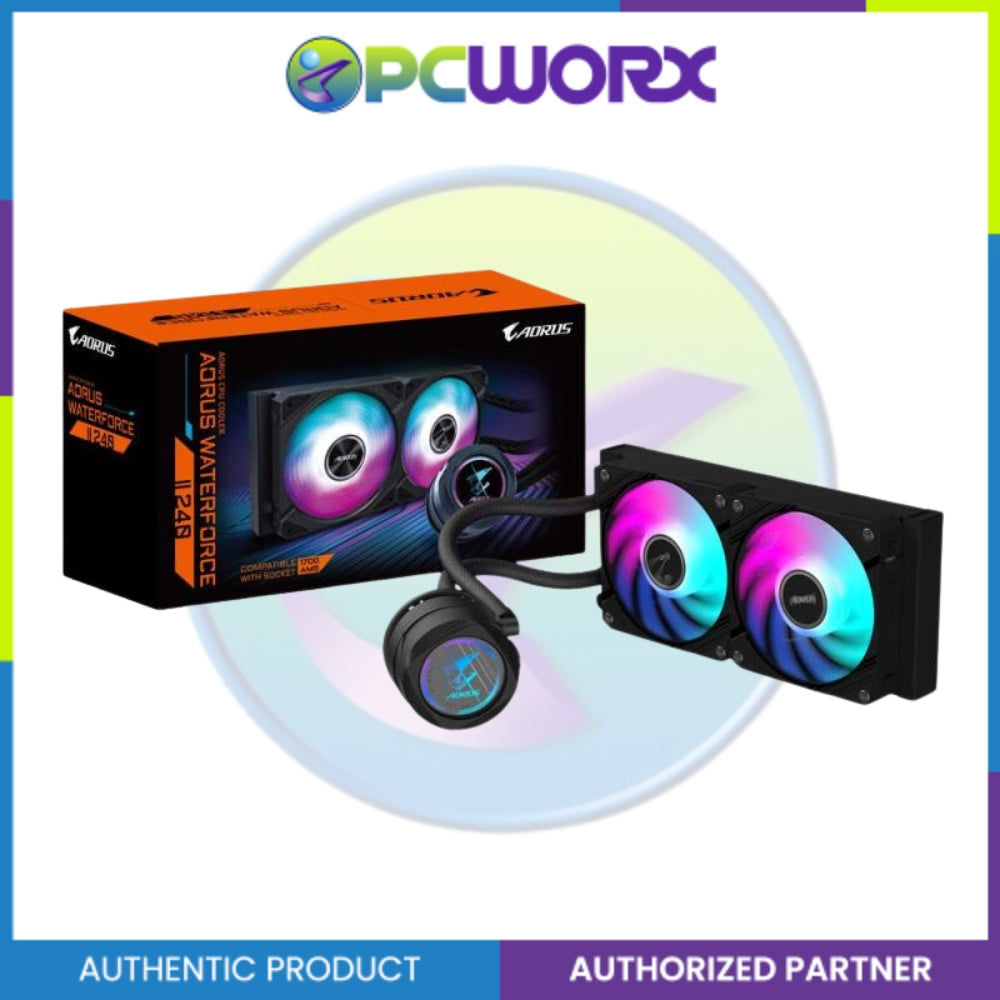 Gigabyte GP-AORUS-WATERFORCE-II-240 AIO W/ FAN EZ CHAIN 2X120MM ARGB FAN