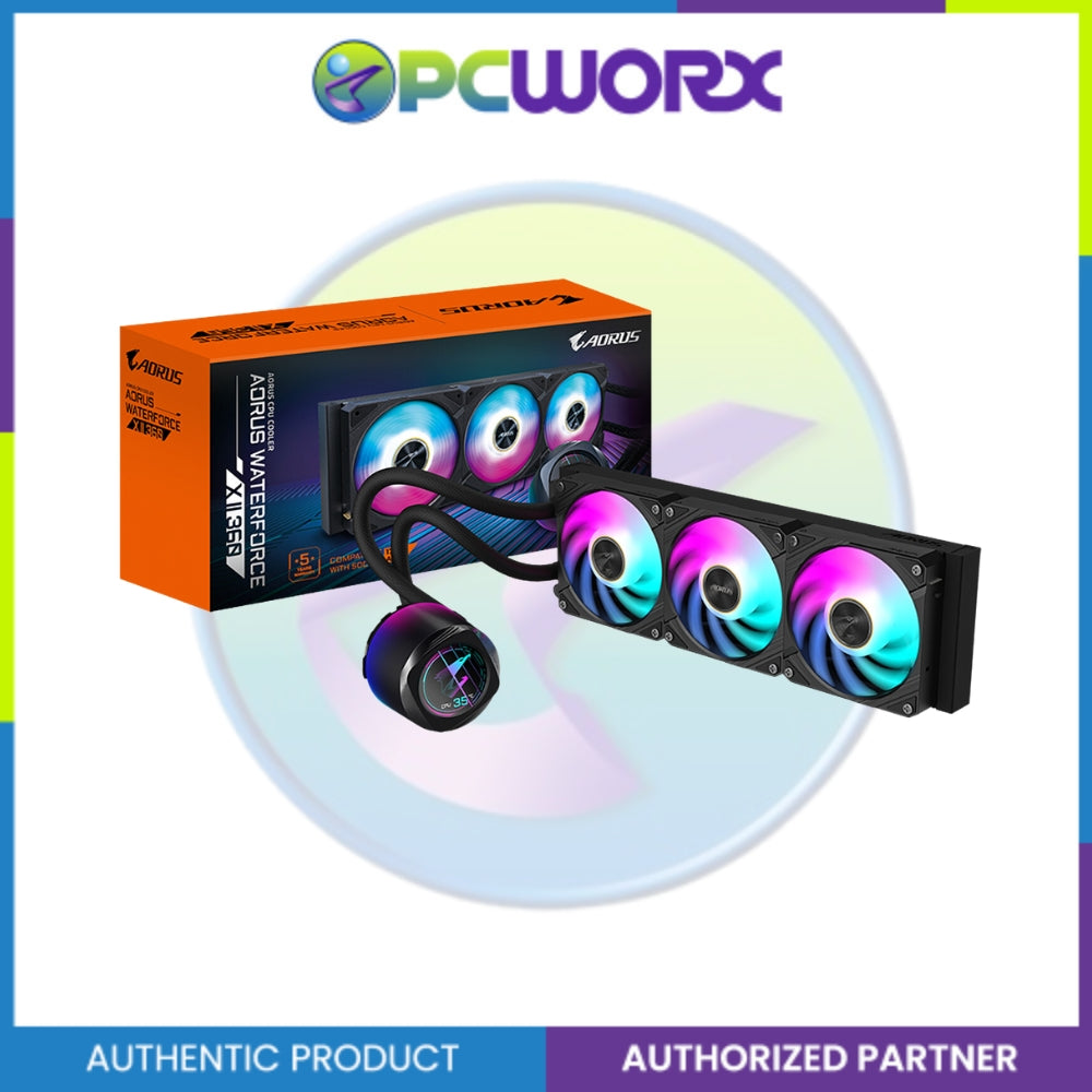 Gigabyte GP-AORUS-WATERFORCE-II-360 AIO W/ FAN EZ CHAIN 3X120MM ARGB FAN
