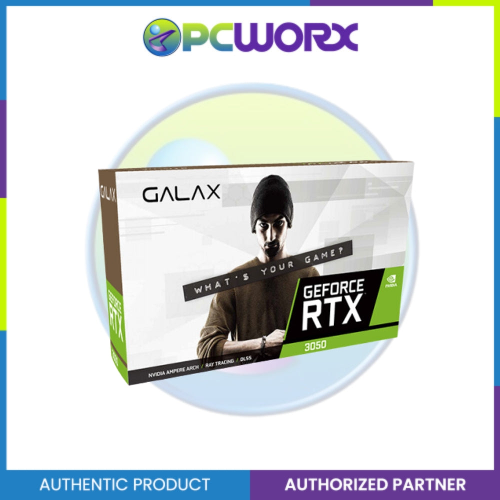 GALAX NVIDIA® GeForce RTX™ 3050 EX 6GB GDDR6 PCIe 96-bit DP/HDMI Graphics Card