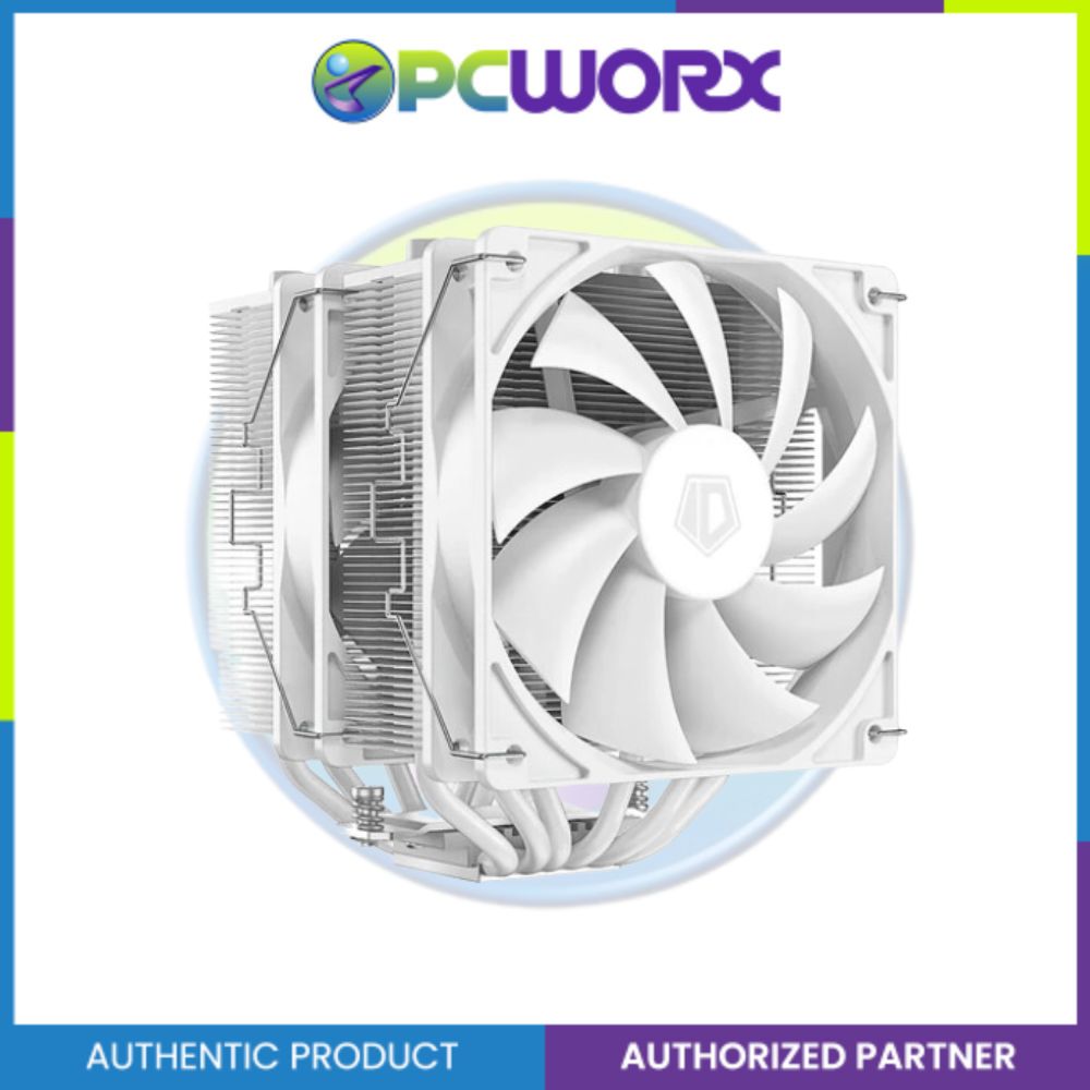 ID Cooling SE-206 XT 2x120mm Twin Tower White CPU FAN
