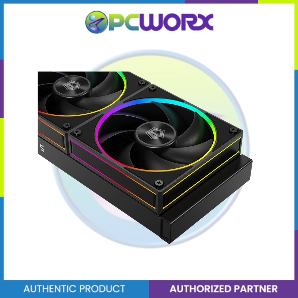 ID Cooling Space SL 360 LCD Aio Cooler Black CPU Cooler