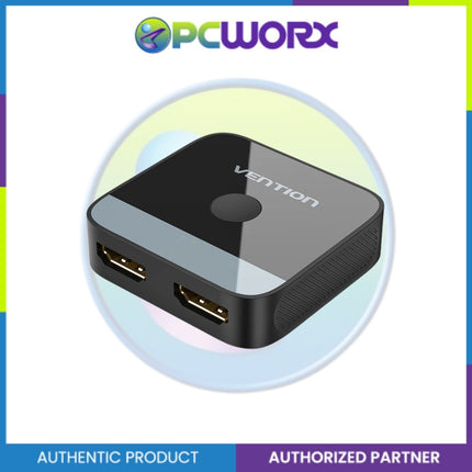 Vention AKOB0 HDMI 2.0 Switcher/Splitter 2-Port Bi-Direction 4K Black