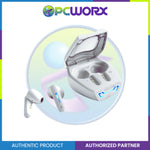 Genius HS-M920 Bluetooth 5.0 Earbuds with LED light Noise Reduction White