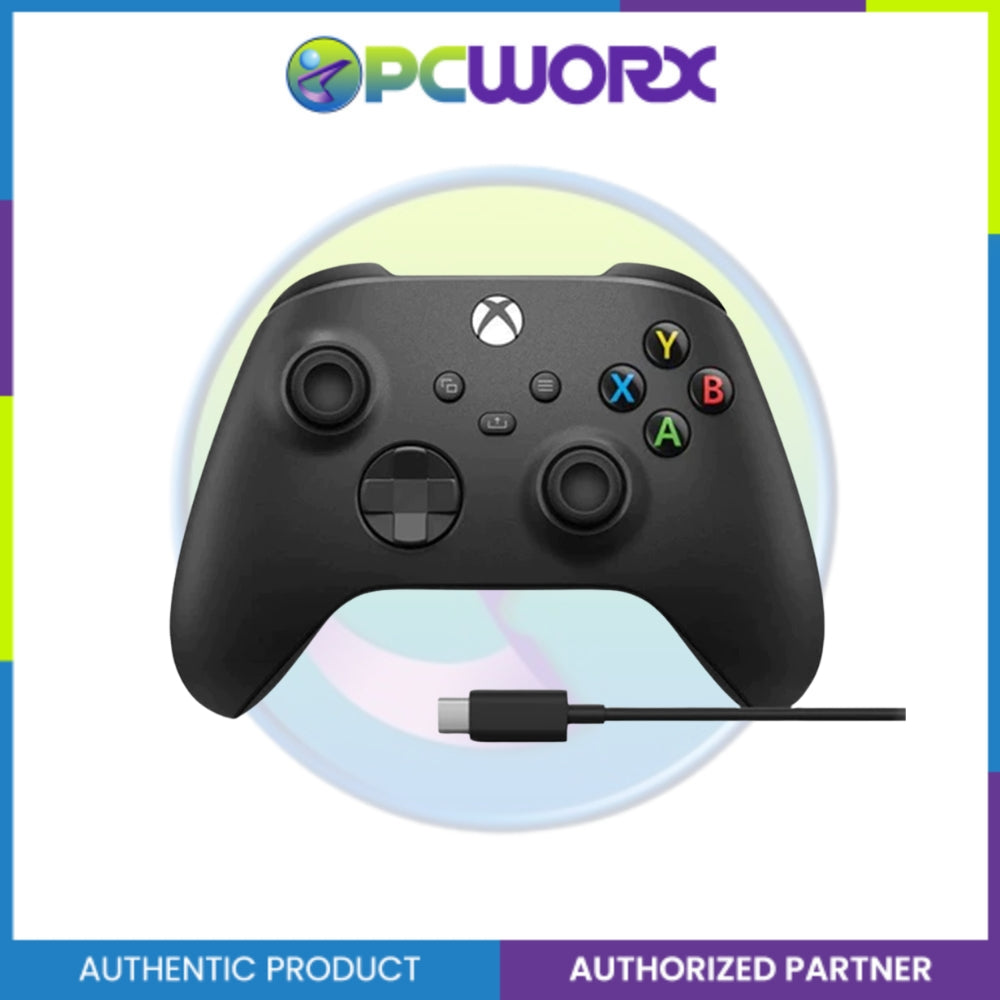 Xbox Wireless Controller 1V8-00017 Carbon Black (Asian) USBC CblforPCWin