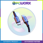 Ugreen US316/70429 Type C 2.0 Male to Type C 2.0 Male 5A Data Cable 2Meter Black