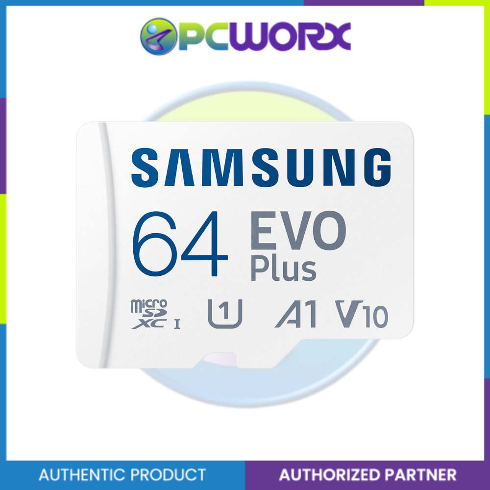 Samsung MB-MC64SA/APC 64GB Micro SD Evo Plus V10 Nand Class 10 W/ Adapter