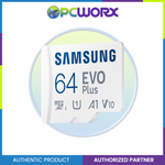 Samsung MB-MC64SA/APC 64GB Micro SD Evo Plus V10 Nand Class 10 W/ Adapter