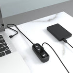 Vention VAS-J43-B050 USB-A/USB 2.0x4 Nickel-plated 480Mbps (USB 2.0) 0.5M,1M