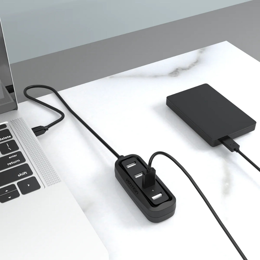Vention VAS-J43-B050 USB-A/USB 2.0x4 Nickel-plated 480Mbps (USB 2.0) 0.5M,1M