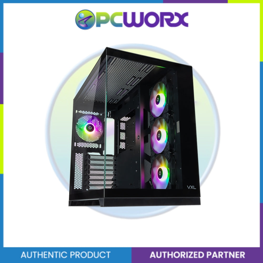 Tecware VXL Evo 4x120 120mm Omni link aRGB fans ATX Black