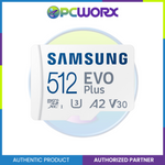 Samsung MB-MC128SA/APC 128GB/ 512GB Micro SD Evo Plus V30 Nand Class 10 W/ Adapter