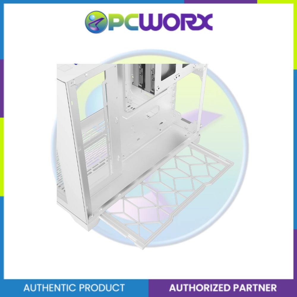 Coolman Spectra M-ATX  Gaming PC Chassis - White