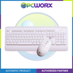 Lecoo CM104 Combo Wired Keyboard and Mouse White