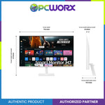 Samsung LS32DM701UEXXP 32" Smart Monitor M7 M70D UHD White Monitor