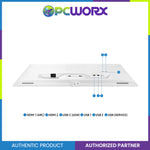 Samsung LS32DM701UEXXP 32" Smart Monitor M7 M70D UHD White Monitor