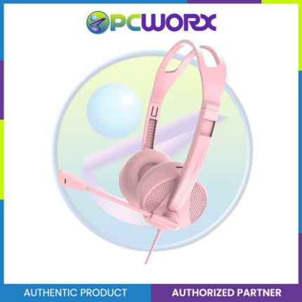 Lecoo HT106 Wired Business Headset 3.5mm Jack Pink