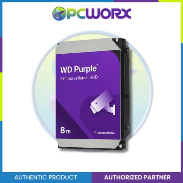 Western Digital WD85PURZ Purple 8TB 3.5" SATA Surveillance Hard Drive