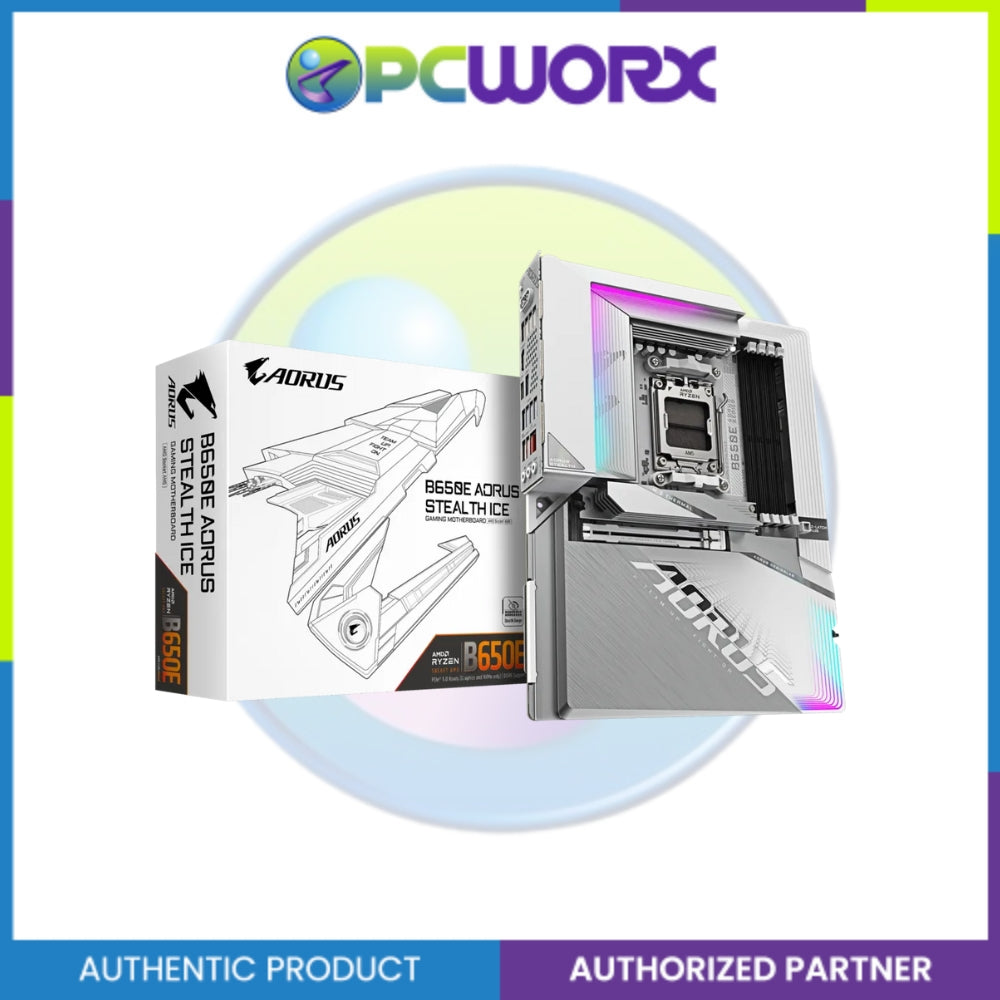 Gigabyte GA-B650E-A-STEALTH-ICE AM5 DDR5 PCIe 5.0 Motherboard