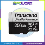 Transcend TS256GUSD340S 256GB A2 MicroSDXC with Adapter Memory Card