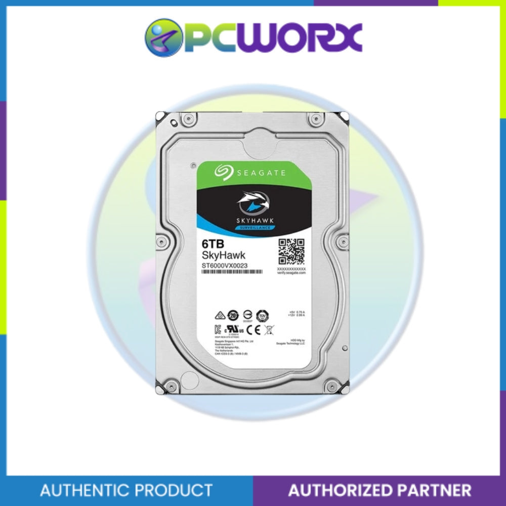 Seagate ST6000VX009 6TB Skyhawk 3.5 Hard Disk