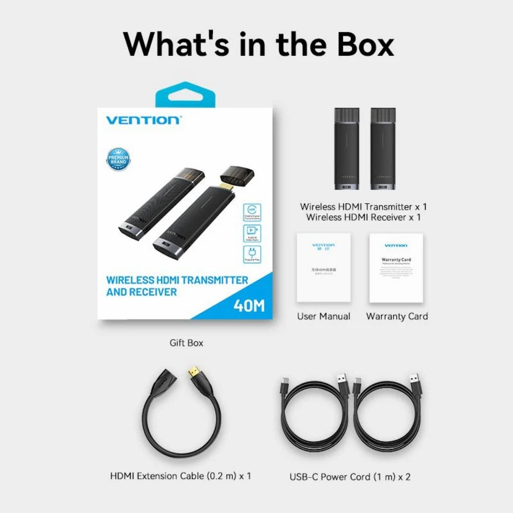 Vention ADCB0 HDMI Wireless Transmission and Receiver