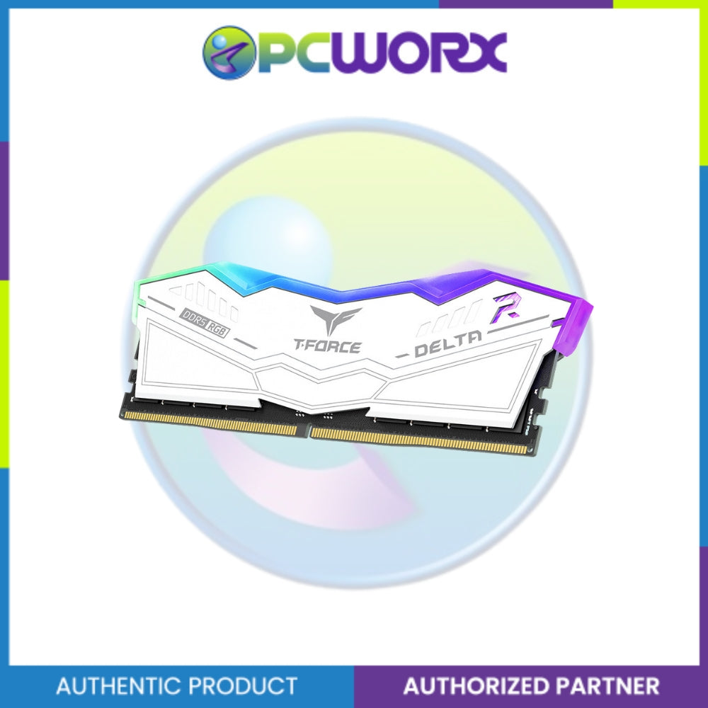 TeamGroup FF4D516G5200HC40C01 Delta RGB 16GB 5200Mhz DDR5 Dimm White