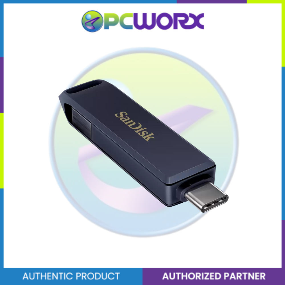 Sandisk SDIXD0N-128G-GN6NE 128GB IXpand USB 3.2 Lightning and Type C Metallic S