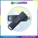 Sandisk SDIXD0N-128G-GN6NE 128GB IXpand USB 3.2 Lightning and Type C Metallic S