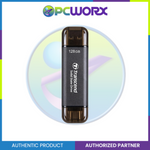 Transcend TS128GESD310C 128GB USB 10Gbps Type C/A External SSD Black