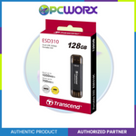 Transcend TS128GESD310C 128GB USB 10Gbps Type C/A External SSD Black