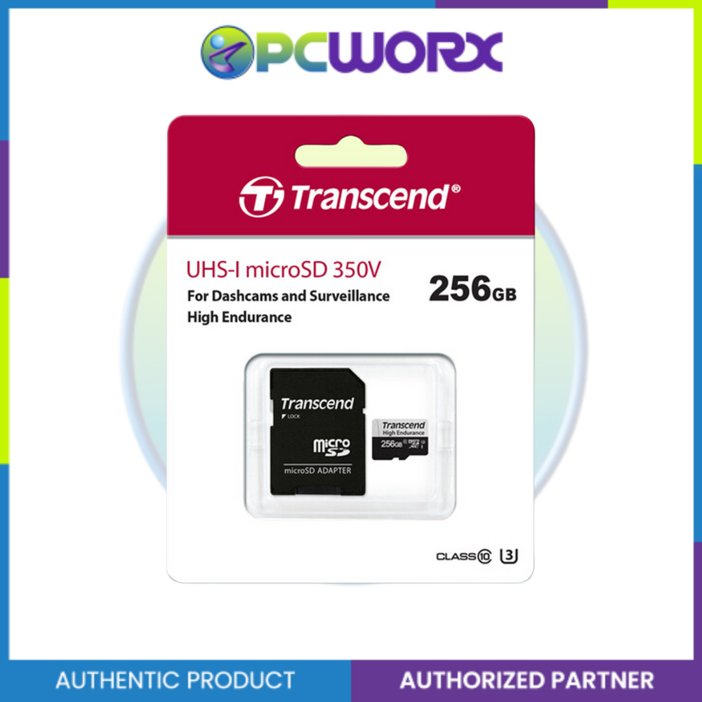 Transcend TS256GUSD350V 256GB UHS-I U1 Micro SD Memory Card