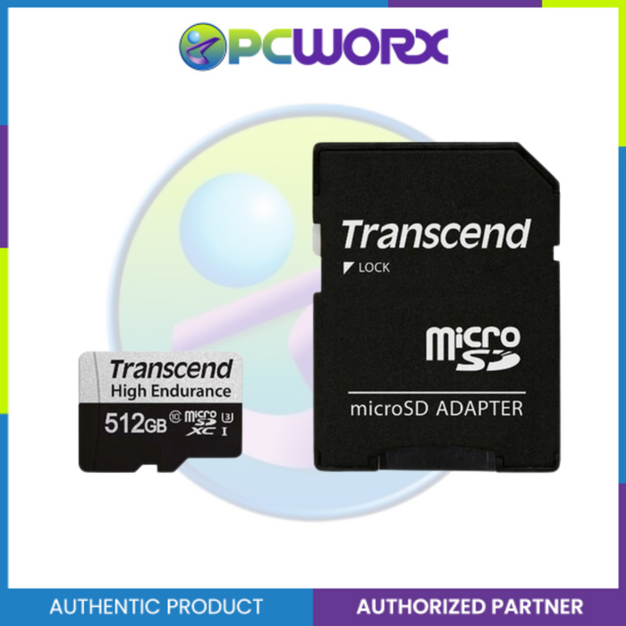 Transcend TS512GUSD350V 512GB UHS-I U1 Micro SD Memory Card