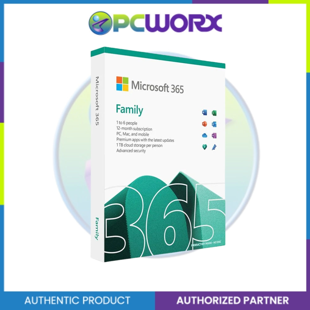Microsoft EP2-36878 M365 Family English APAC Subscr 1YR Medialess