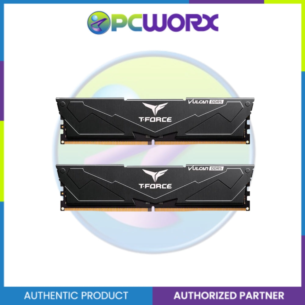 TeamGroup Vulcan DDR5 FLBD516G5200HC40CDC01 16GB (2x8) DDR5 5200Mhz CL40 Dimm Bl
