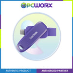 SanDisk SDDDC6-064G-G46 64GB Type-C OTG USB 3.2 Swivel Design Black/Purple Opulence/Yellow Daffodi