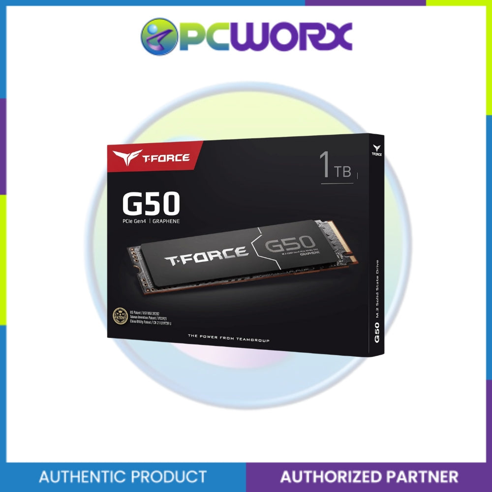 TeamGroup G50 1TB M.2 2280 NVM TM8FFE001T0C129 Graphene Heatsink Gen 4.0 SSD