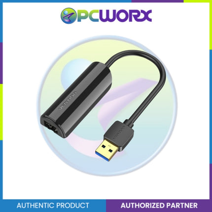 Vention CEHBB USB 3.0 to Gigabit Ethernet Adapter ABS Type 0.15M Black