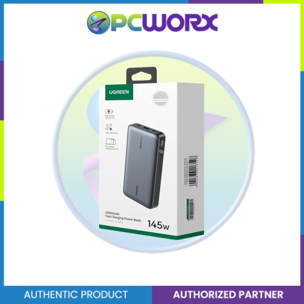 Ugreen PB205/90597A 25000mah PD 145W Fast Charging Power Bank Grey
