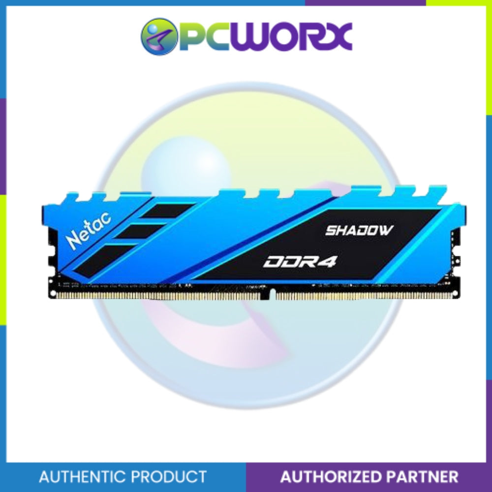 Netac NTSDD4P32SP-08B/08R/08Y 8GB 3200MHZ Dimm Blue/Red/Yellow